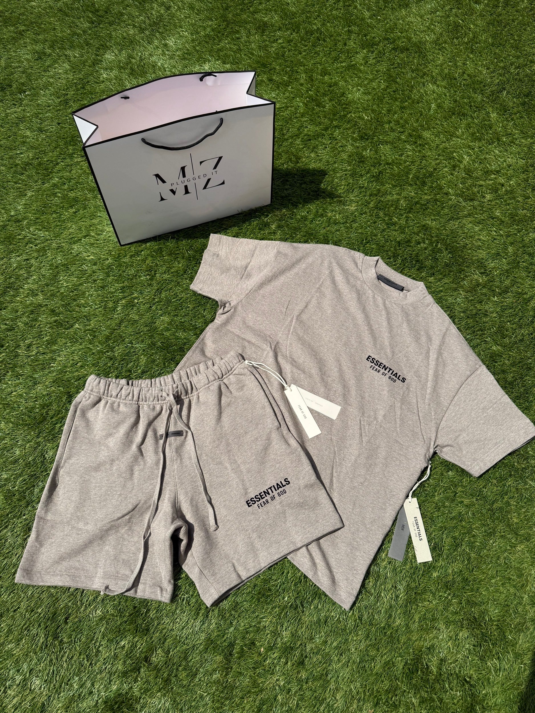 FOG SS25 Dark Heather Short Set