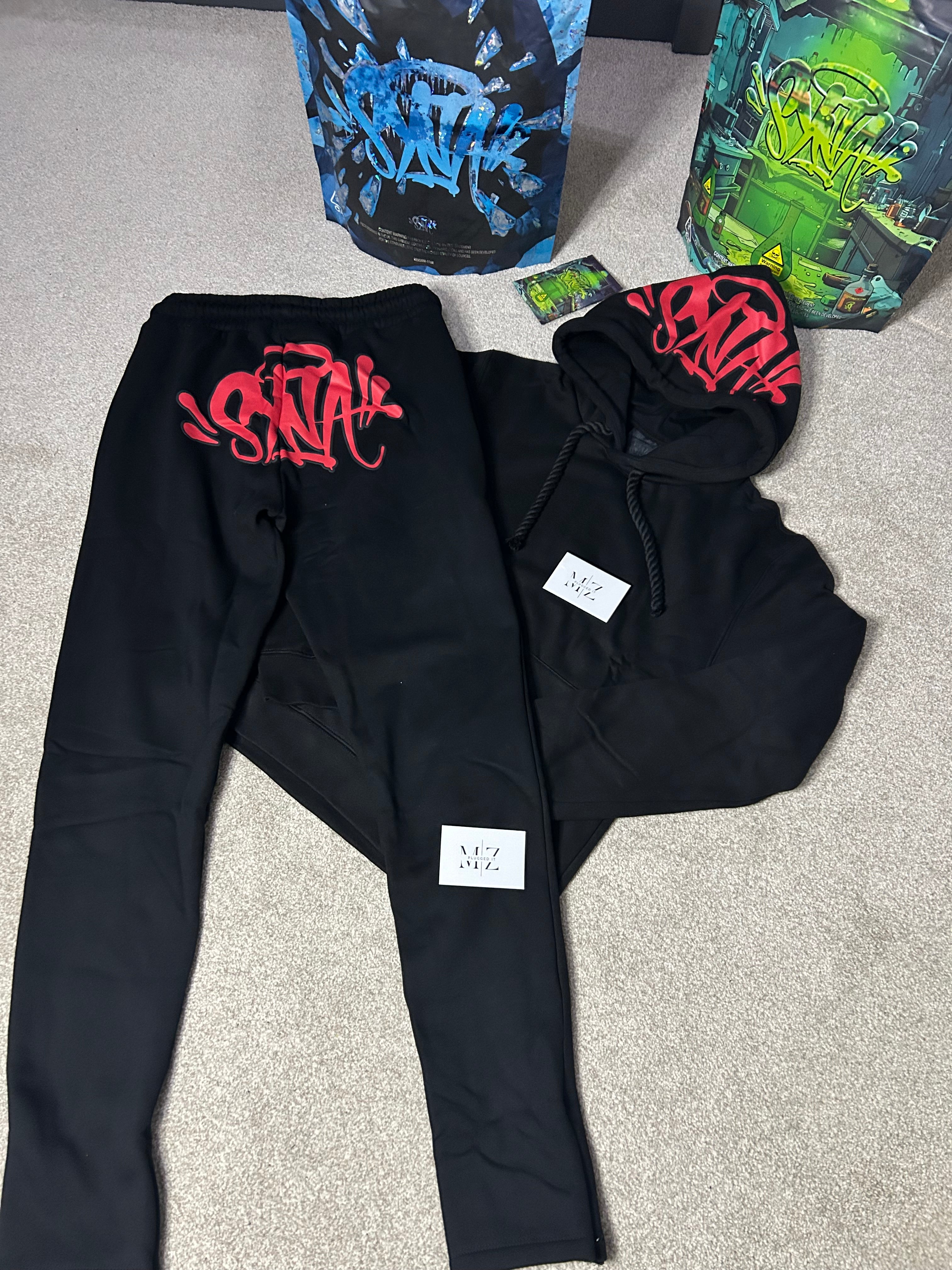 Syna World Black/Red Tracksuit