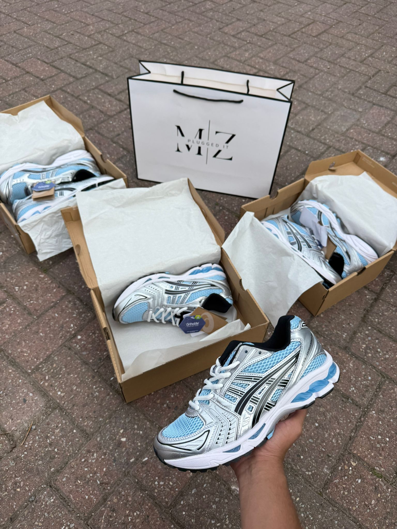 AS Gel Kayano 14 Sky/Pure Silver