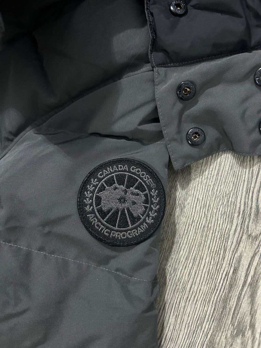 CG Grey Wyndham Parka Black Badge