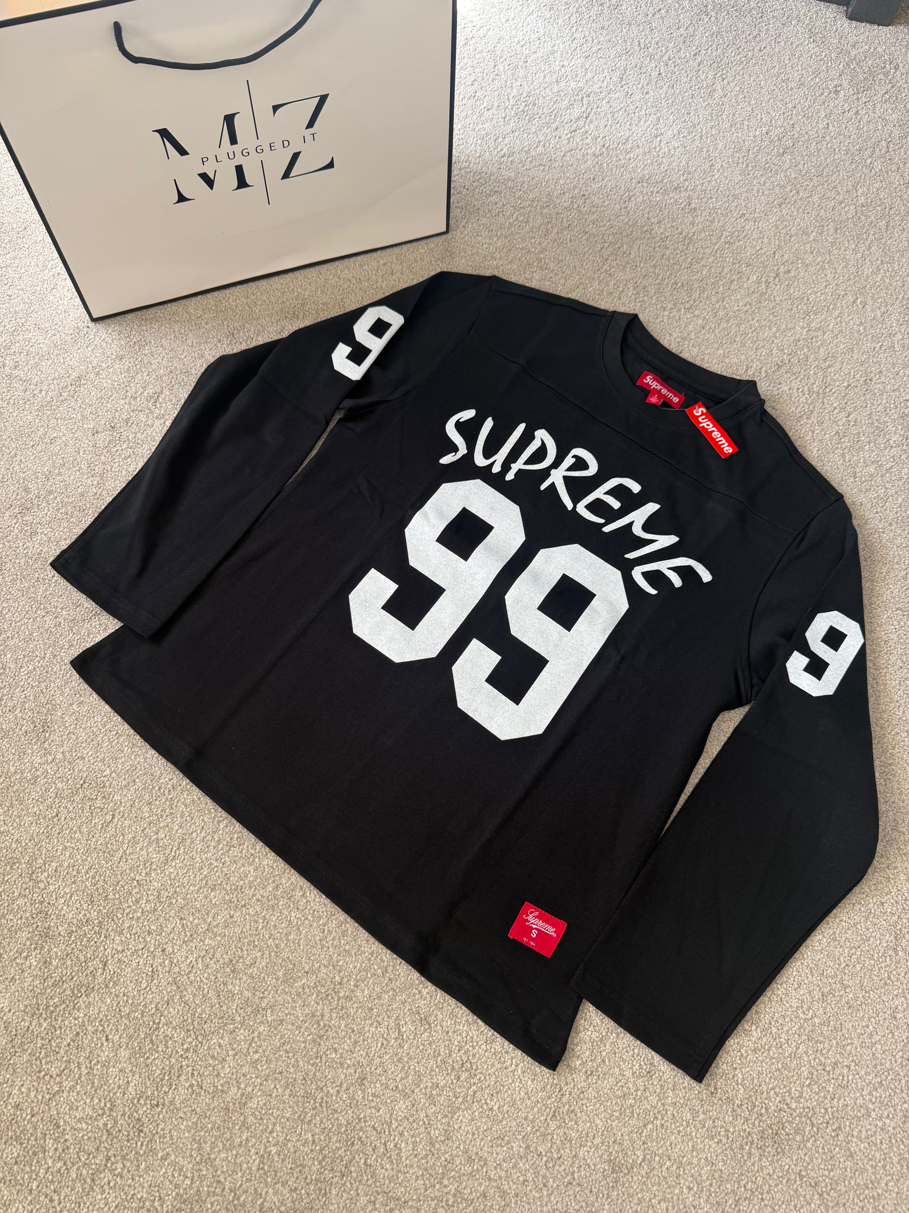 Supreme Black/White Longsleeve