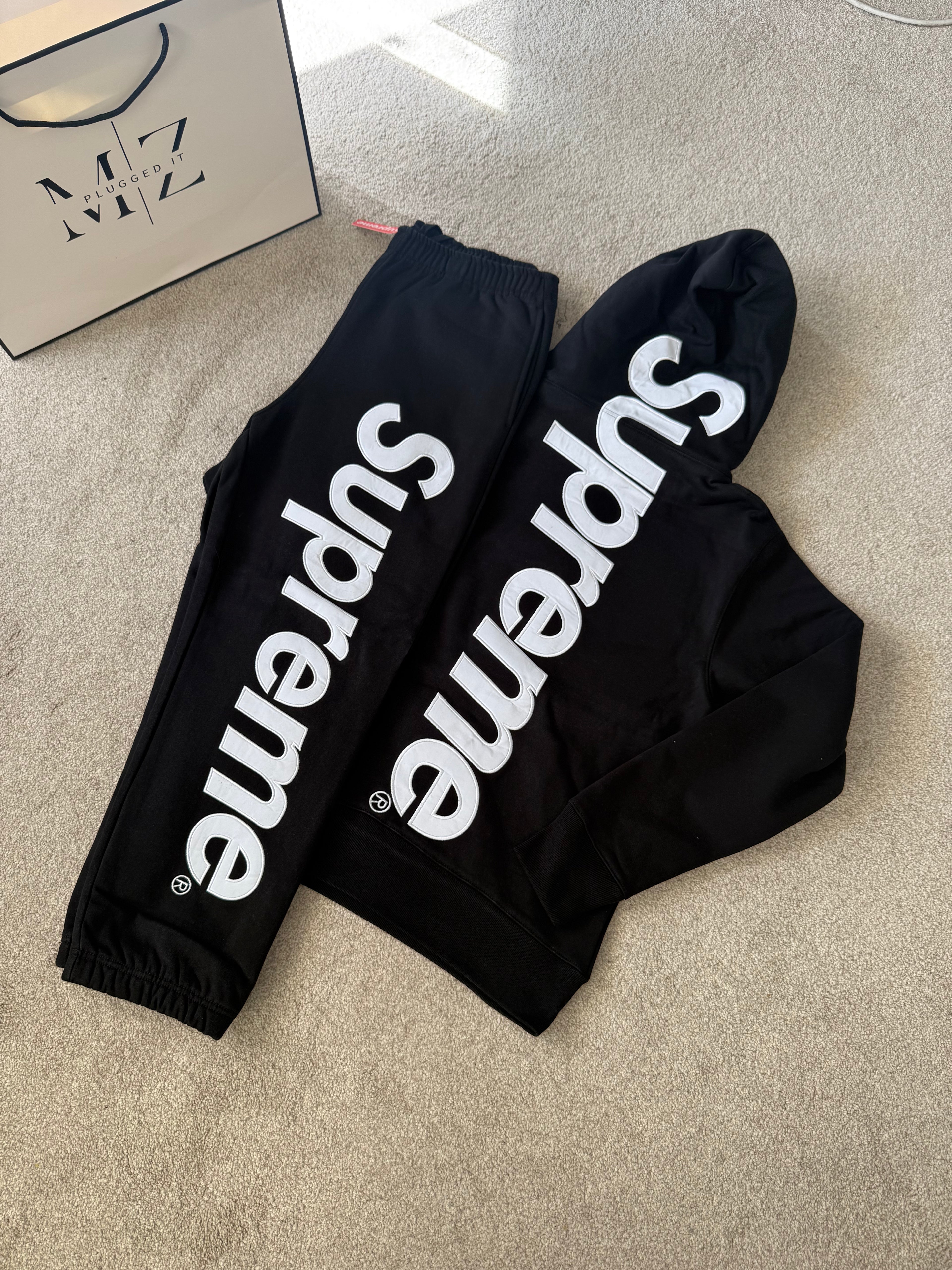Supreme Black Tracksuit