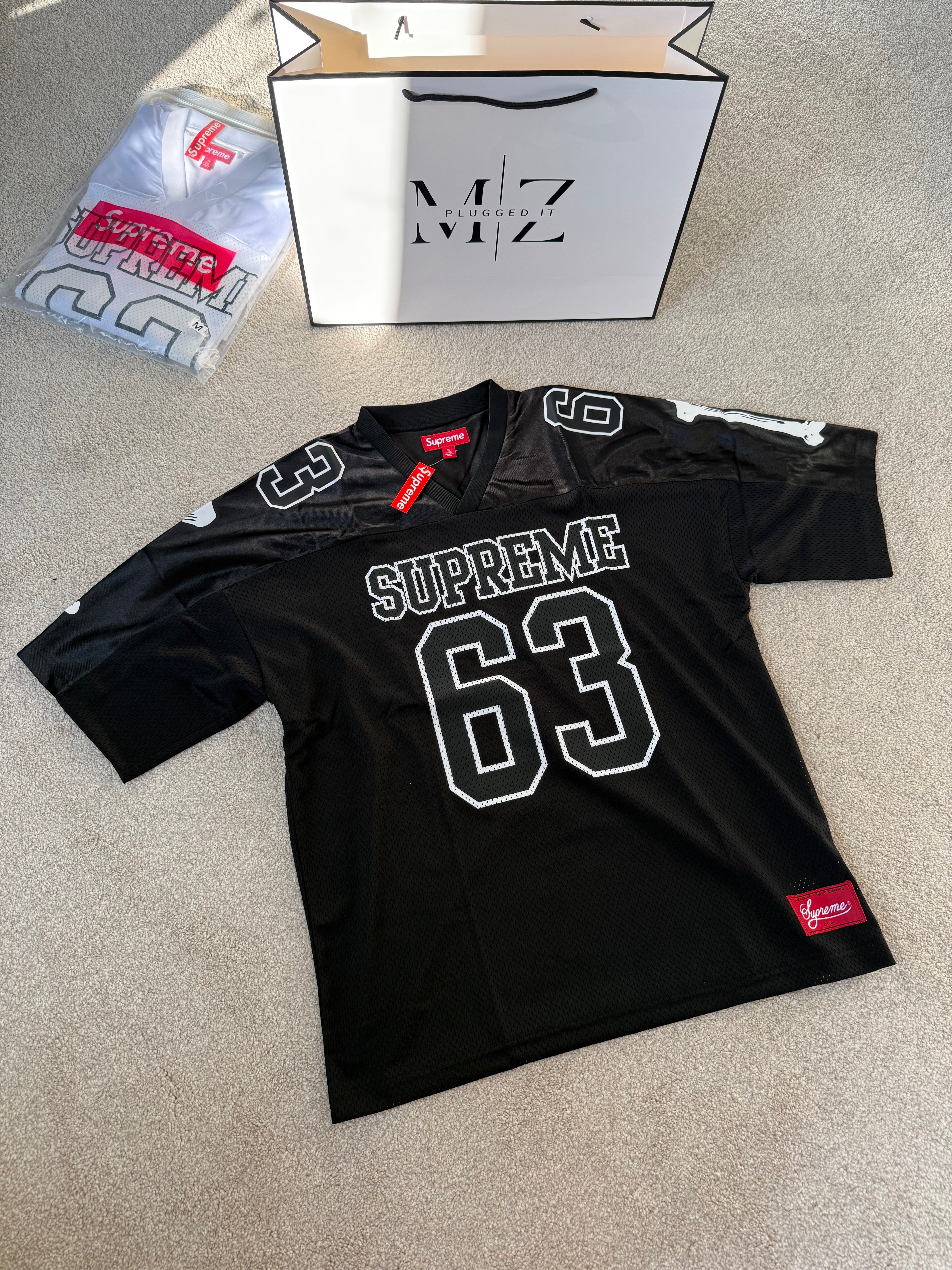 Supreme ‘63’ Black Bone Jersey