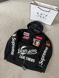 Supreme Vanson Leather Jacket Black