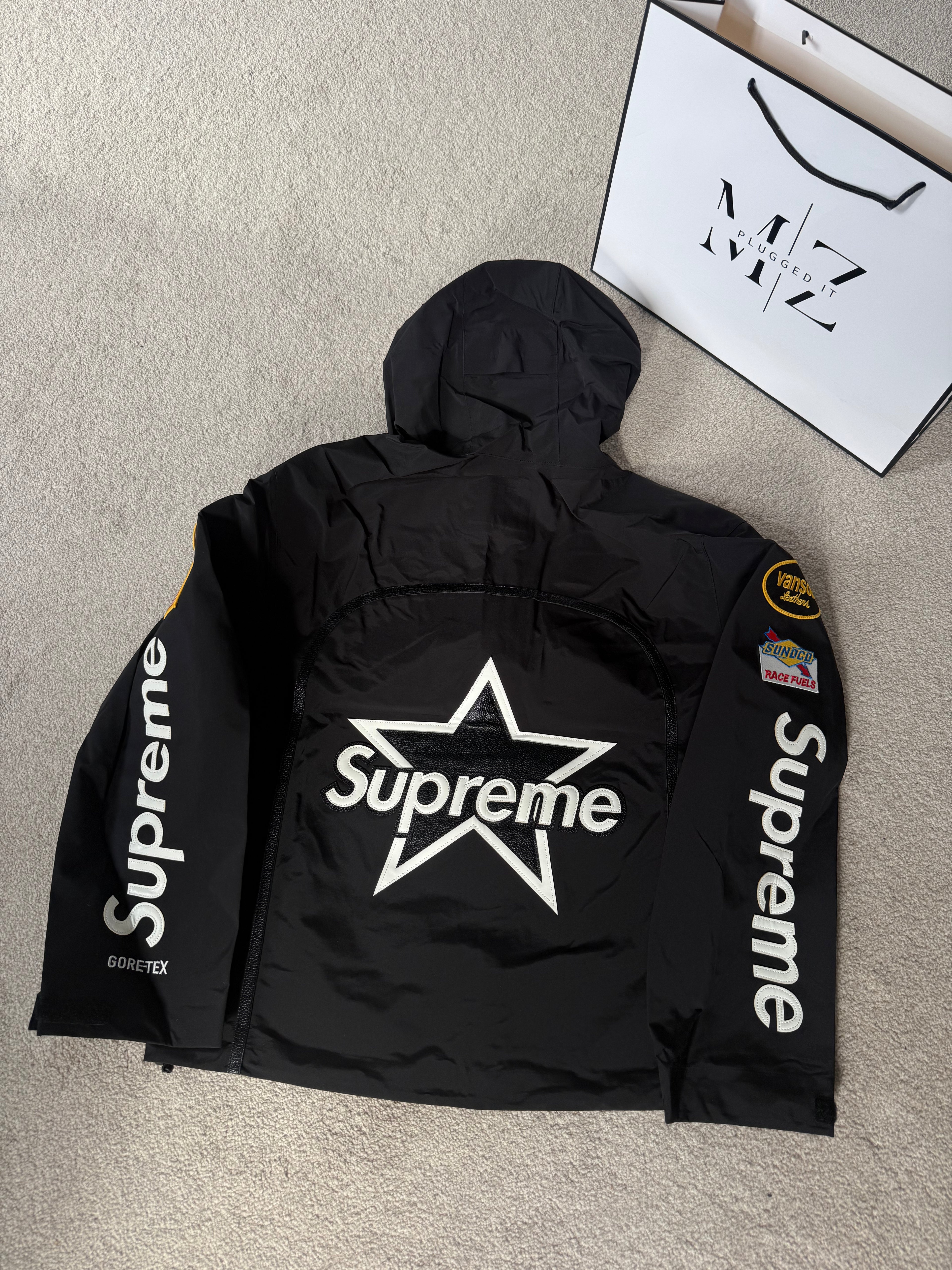 Supreme Vanson Leather Jacket Black
